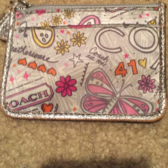 Coach mini wallet/keychain