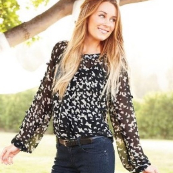 LC Lauren Conrad Tops - Free People Butterfly Blouse