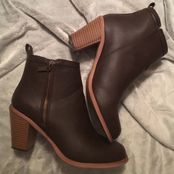 Chocolate Brown Ankle Boots *FINAL PRICE*