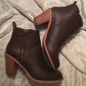 Chocolate Brown Ankle Boots *FINAL PRICE*