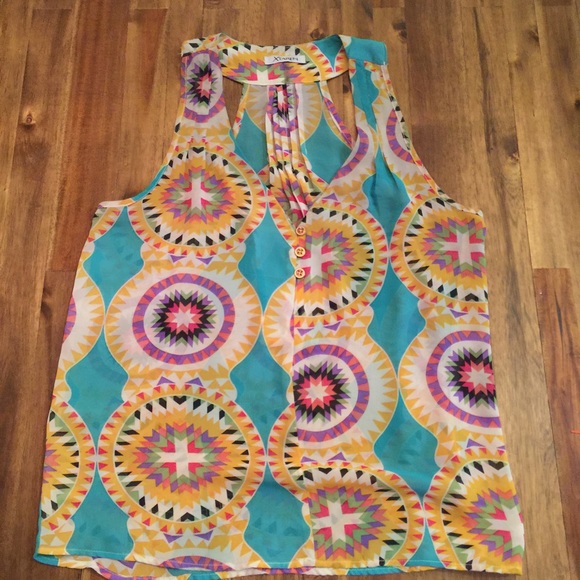 Bold racer back tank