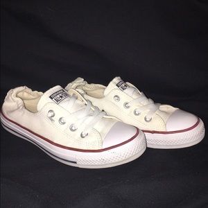 White Low Top Converse