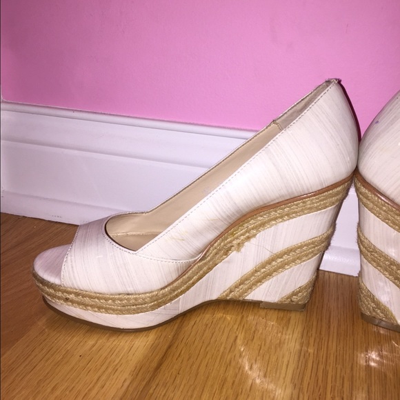 Calvin Klein Peep toe Wedges
