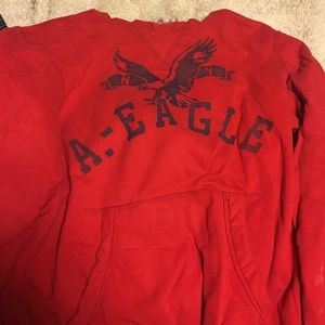 Red American Eagle sweater