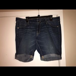 Denim shorts