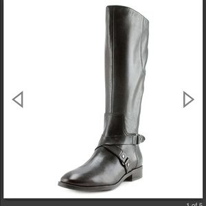 Nine West tall harness leather boots -NWBLOGGER