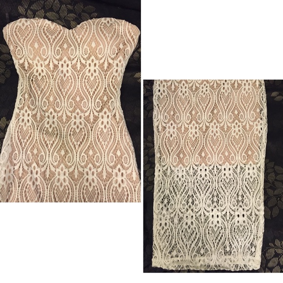 White lace dress - Picture 2 of 4