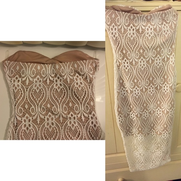 White lace dress - Picture 4 of 4