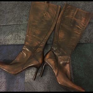 New Nine West Distressed Leather Boots
