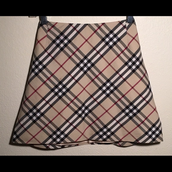 Burberry London plaid skirt