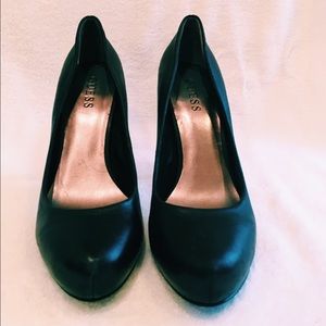 Guess black heels