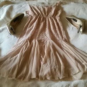 Lace 1920s Style Dress Size S-M
