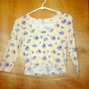 Floral crop top