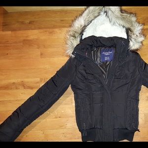 American Eagle Black jacket (XXS)