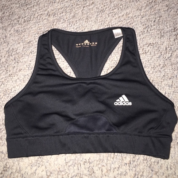 Adidas sports bra grey size M (fits like S)