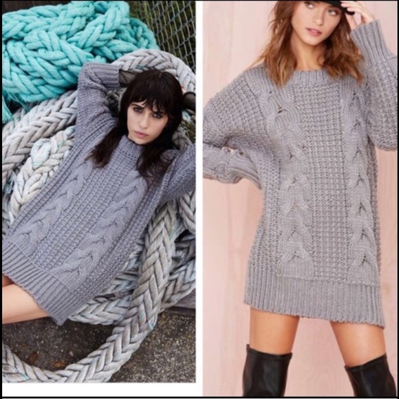 UNIF authentic reverb knit sweater dress Sz S new - Picture 4 of 4