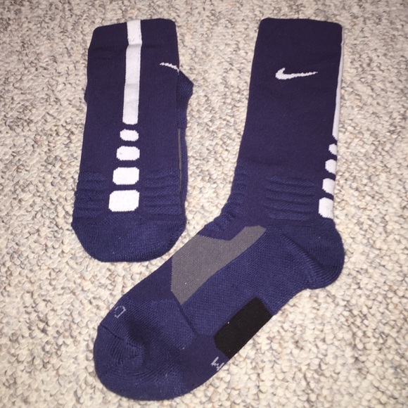 BASICALLY NEW Concord blue nike hyper elite sock M
