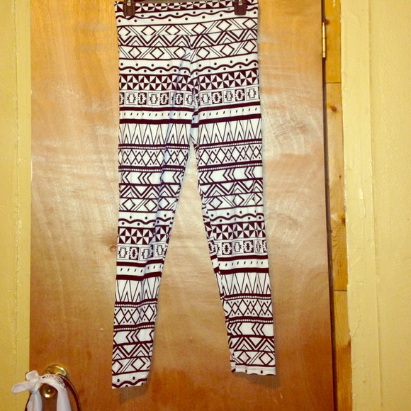 Aztec high waisted leggings
