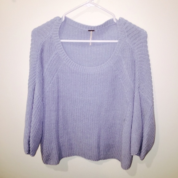 Free People oversized sweater.