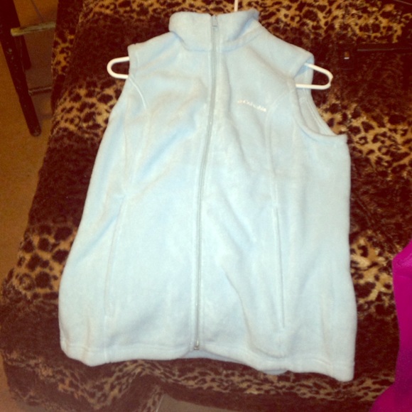 Brand new baby blue Columbia vest