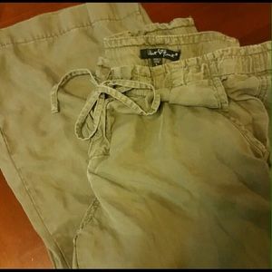 Green trousers size large