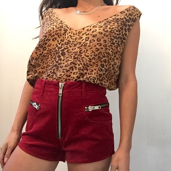 ⛓UNIF AXL VELVET SHORTS⛓ - Picture 3 of 3