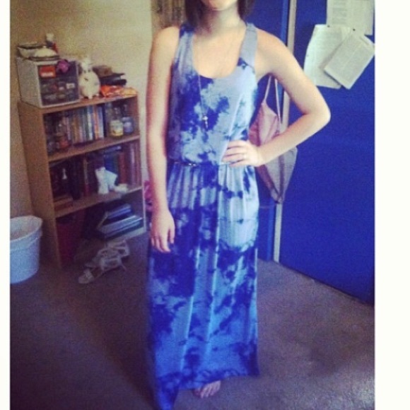 Tie dye long dress