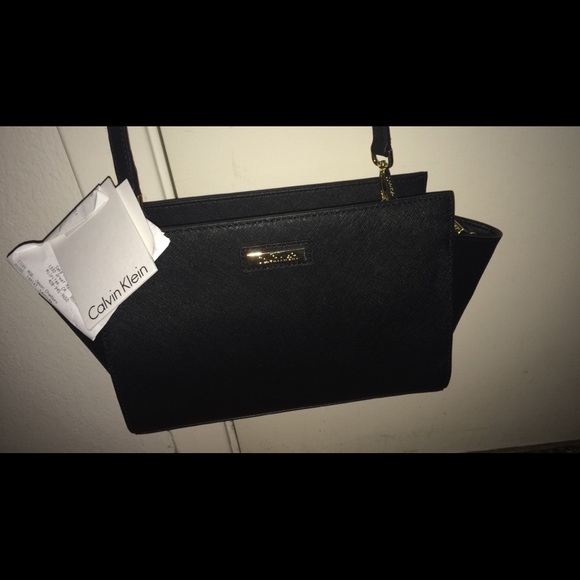 Black Calvin Klein bag.