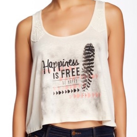Happiness Feather Tank Top