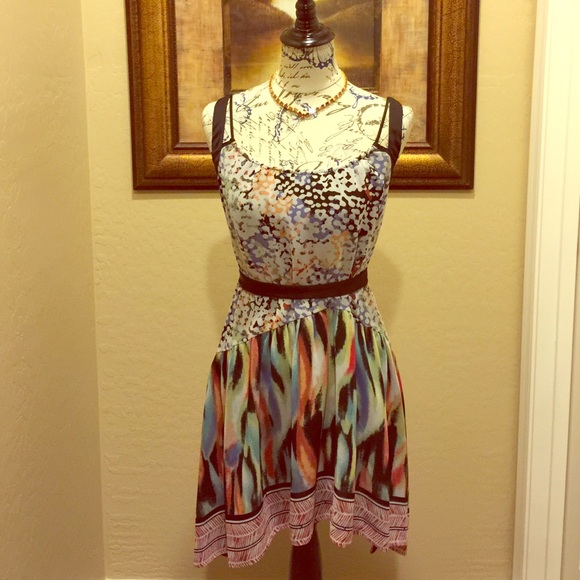 bcbg asymmetric mini dress BCBG LACE TRIM ASYMMETRICAL MINI DRESS originally