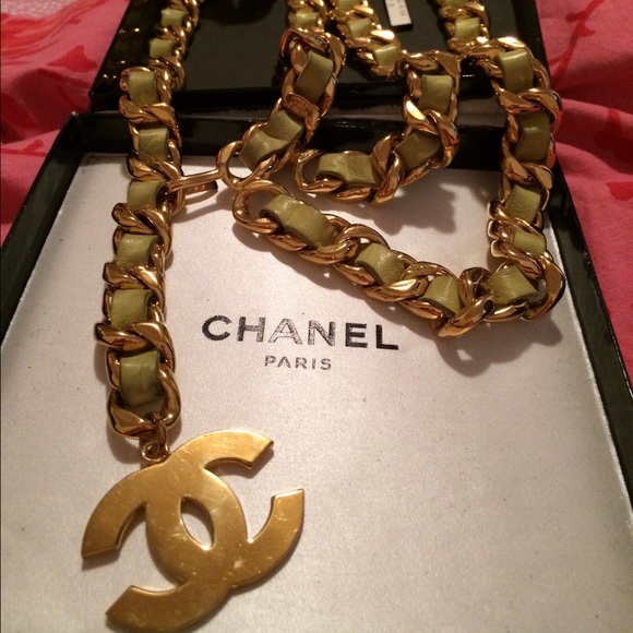 Vintage rare Chanel belt