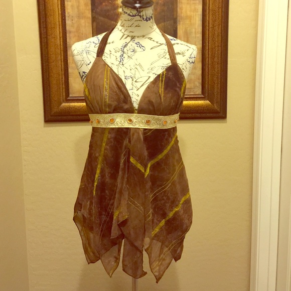 Sexy Tie/Backless Top - Picture 1 of 4