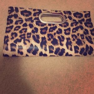 Sold on different site - Large Leopard Clutch