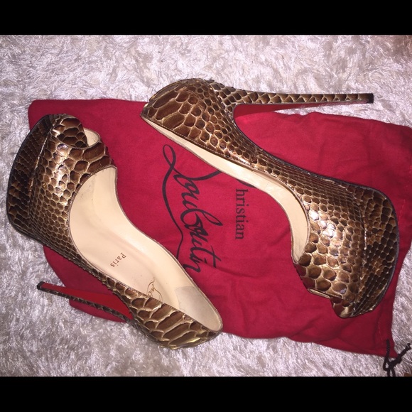 Christian Louboutin Neutral Python - image 3