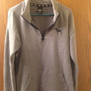 VS Pink Logo Pullover