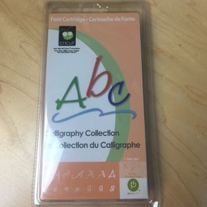 Cricut font cartridge calligraphy collection