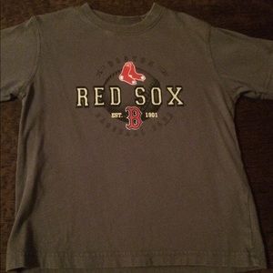 All grey boys Red Sox shirt like new