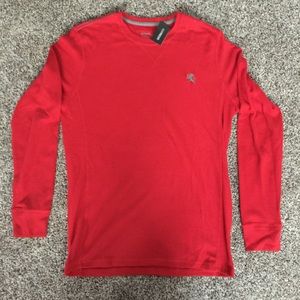 Express Men's Waffle Knit Long Sleeve Shirt NWT