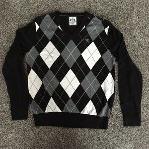 Express Men's Argyle Sweater Medium