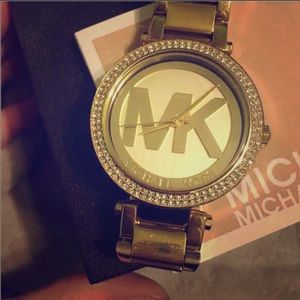Michael Kors "Parker" watch. Gold.