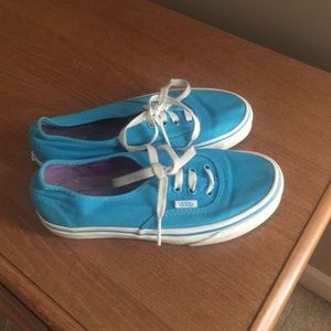 Blue Vans Size 5. Women's 6.5