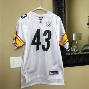 Authentic NFL Reebok Steeler Jersey-Troy Polamalu