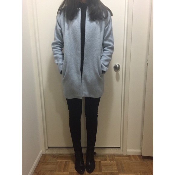 BB Dakota Fuzzy Wool Coat