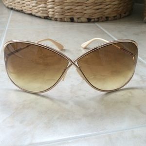 Tom Ford Miranda Gold Sunglasses