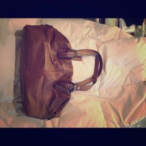 AUTHENTIC brown leather COACH purse!
