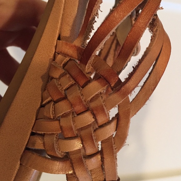 Michelle D Cognac Sandals - Picture 2 of 2