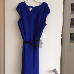 Anne Klein royal blue cocktail dress