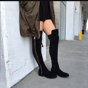 Over the knee boots.