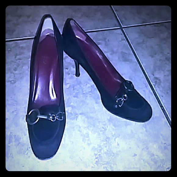 Beautiful black coach heels
