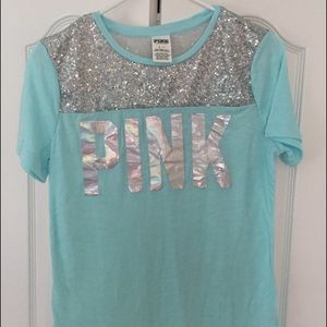 Brand New Pink Sequence Shirt!